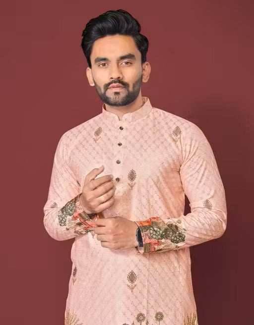 Multicolour Men’s Only Kurta