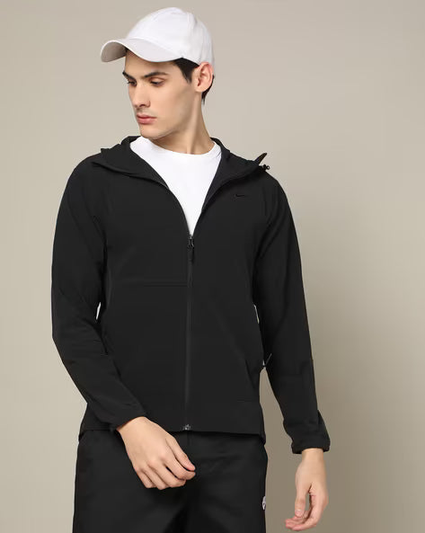 NIKE Men Zip-Front Regular Fit Hoodie