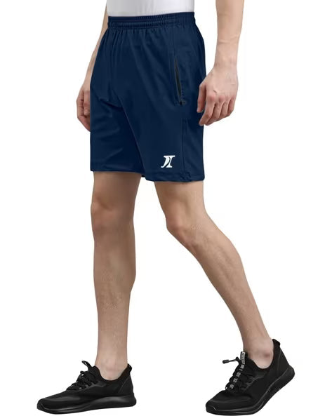 INDICLUB Men Flat Front Regular Fit Shorts