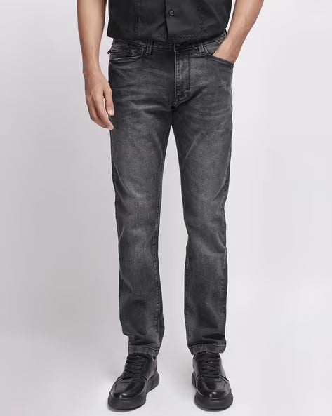 RARE RABBIT Men Mid-Rise Slim Jeans