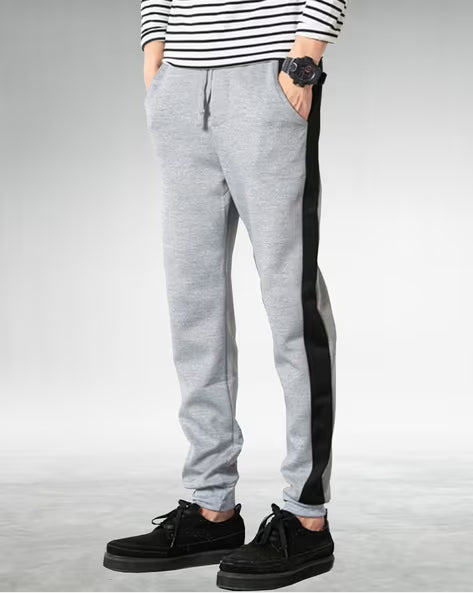 ALPHA TRIBE Men Mid-Rise Joggers Track Pants