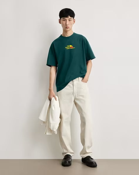 BUDA JEANS CO Men Graphic Print Oversized Crew-Neck T-Shirt