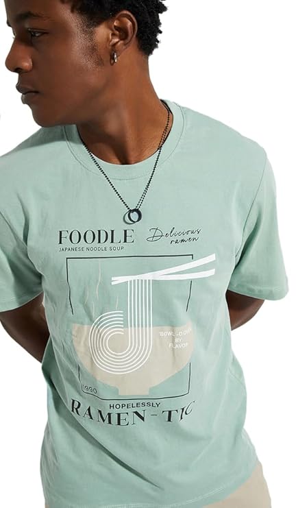 Max Men Cotton URB_N Regular Fit Graphic Printed T-Shirt