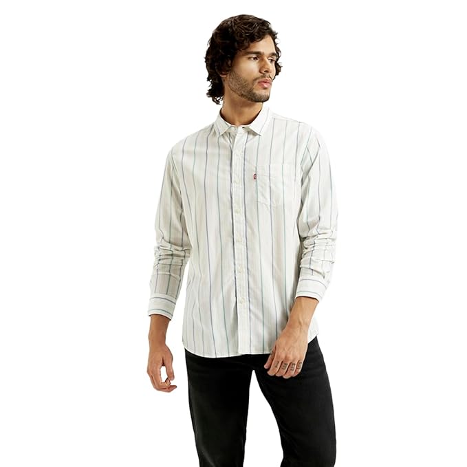 Levi's Men's Striped Slim Fit Shirt