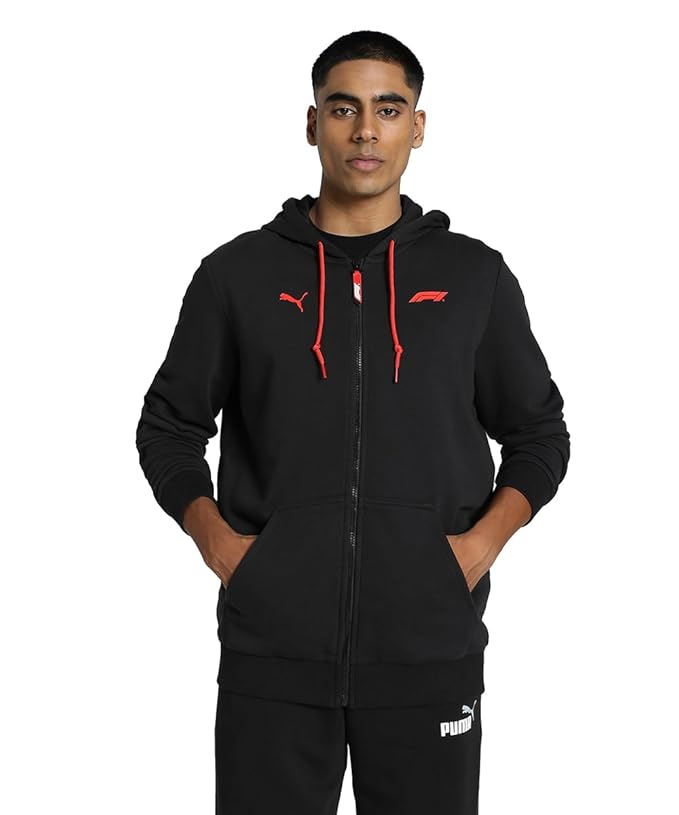 Puma Men Cotton Hooded Neck Jacket