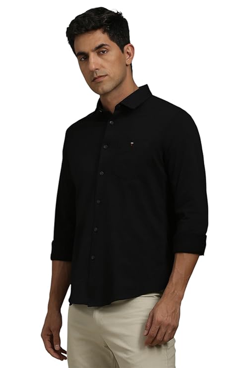 Louis Philippe Men's Solid Slim Fit Shirt