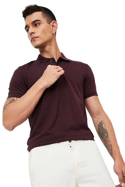 Max Men's Solid Regular Fit T-Shirt