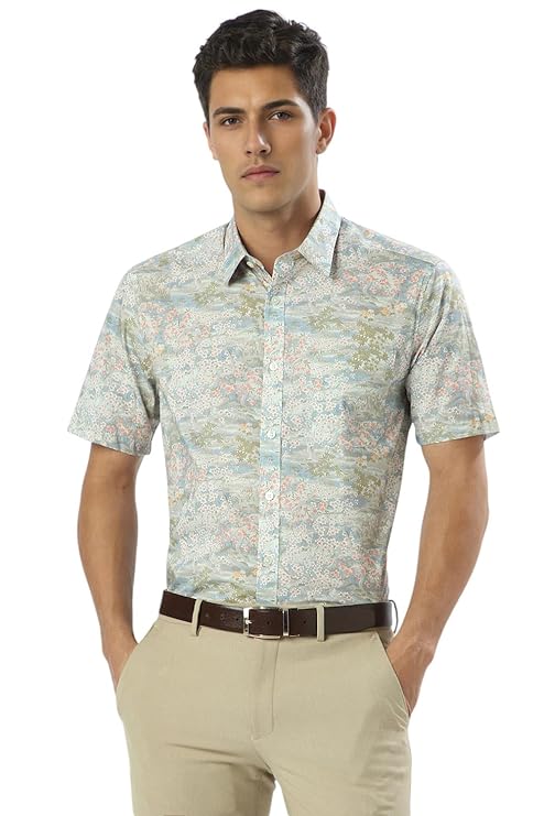 Louis Philippe Men's Classic Fit Shirt