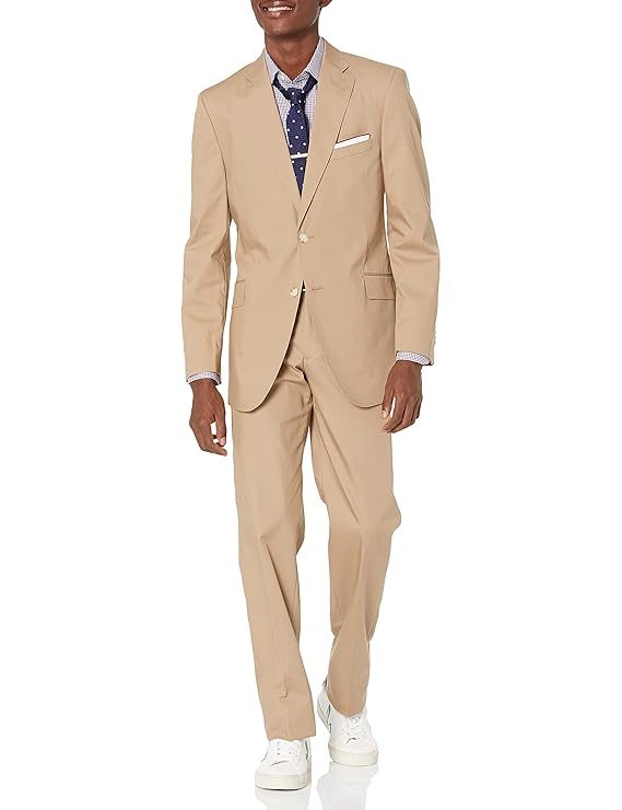 Kroon Men's Aim Active Inspired Movement Poplin Suit with Flex Lining