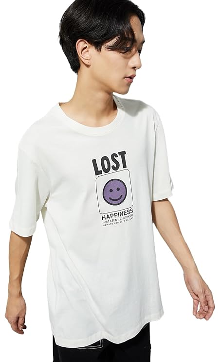 Max Men Cotton URB_N Regular Fit Graphic T-Shirt