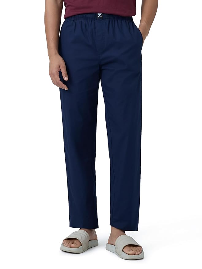 XYXX Men's Pace Super Combed Cotton Regular Fit Solid Pyjamas