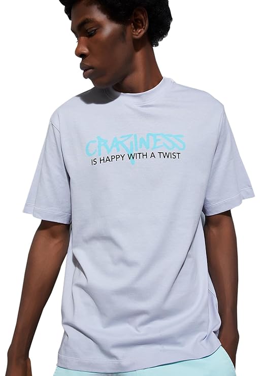 Max Men's Printed Regular Fit T-Shirt