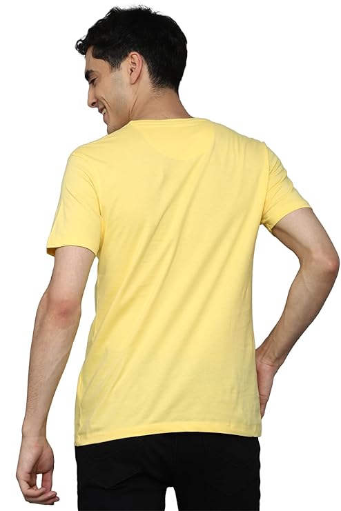 Louis Philippe Men's Cotton Slim Fit T-Shirt