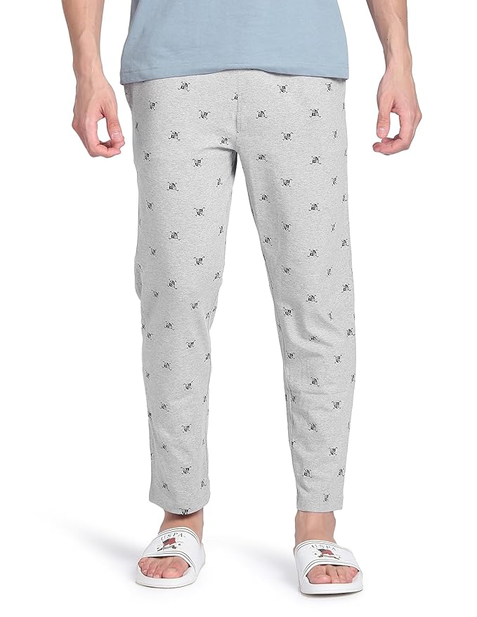 U.S. POLO ASSN. Men Cotton Casual Style Classic Mid Rise Pajama Bottom