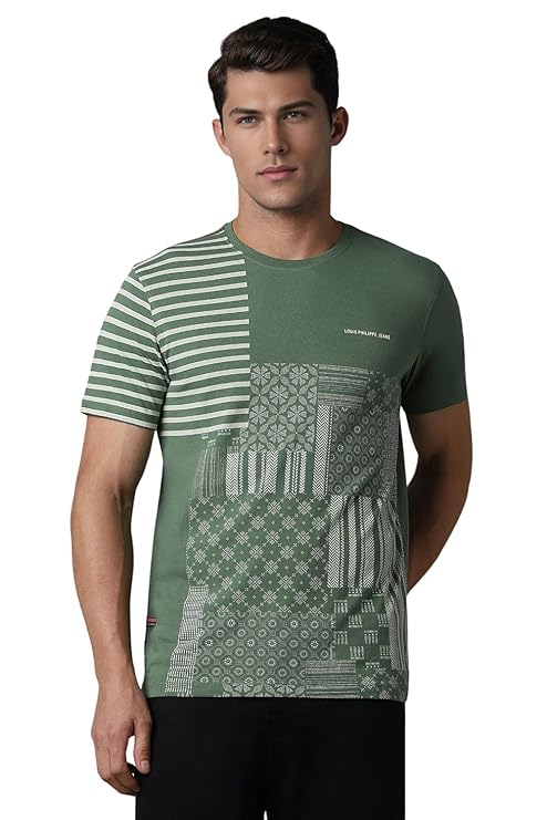 Louis Philippe Men's Slim Fit T-Shirt