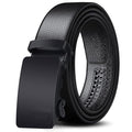 ZORO Men's Vegan Leather Belt for Men, Formal/Casual,Autolock,Black | Fit on up to 38 Inches Waist size