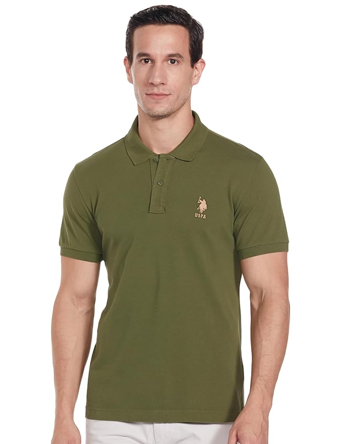U. S. POLO ASSN. Men's Solid Slim Fit Polo Shirt