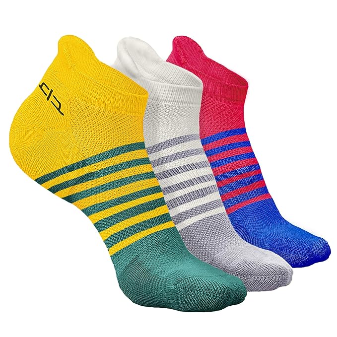 HEELIUM Bamboo Ankle Socks for Men | Odour-Free and Breathable | Padded Base and Anti-bacterial | 3X Softer Than Regular Socks