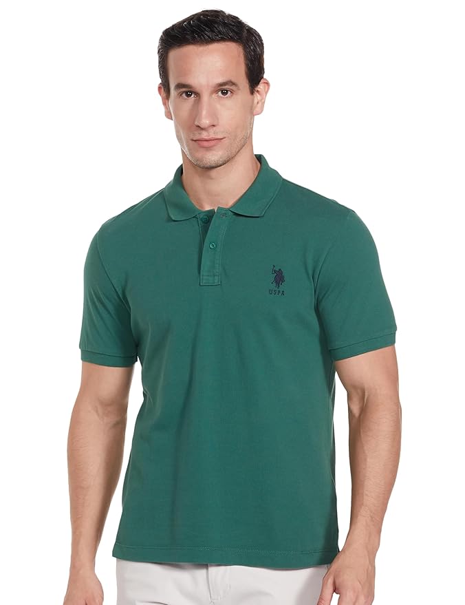 U. S. POLO ASSN. Men's Solid Slim Fit Polo Shirt