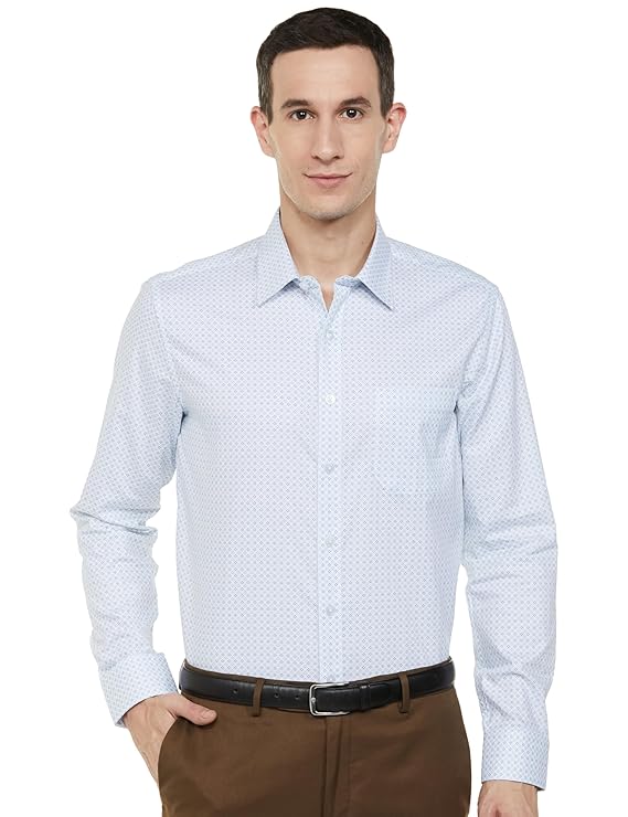 Louis Philippe Men's Cotton Slim Fit Shirt