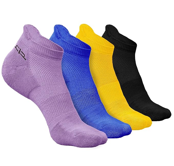 HEELIUM Bamboo Ankle Socks for Men | Odour-Free and Breathable | Padded Base and Anti-bacterial | 3X Softer Than Regular Socks