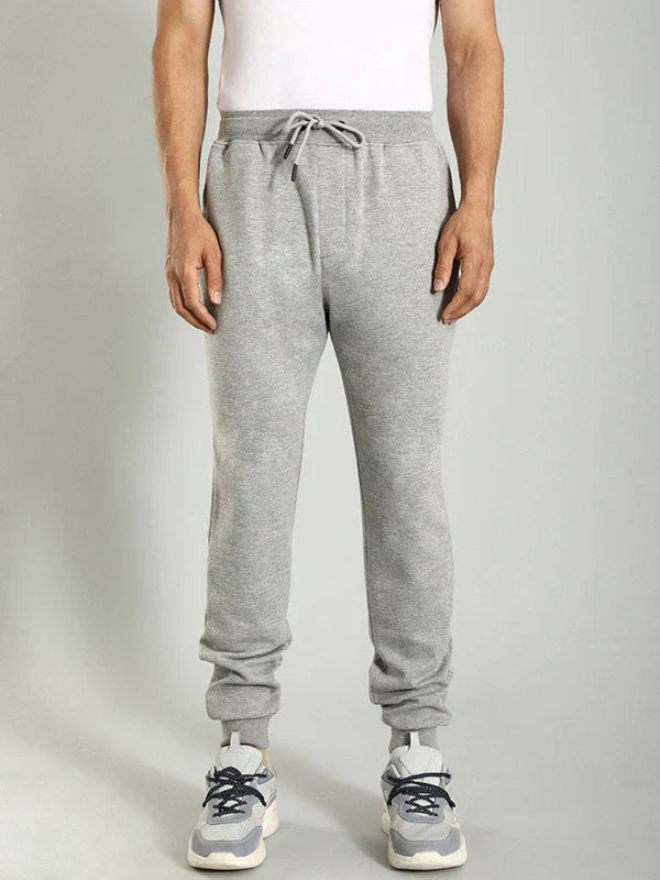 Men Solid Cotton Blend Jogger