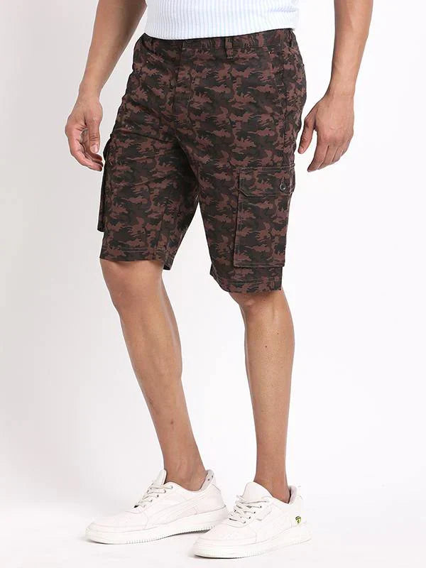 Men Printed Cotton Shorts