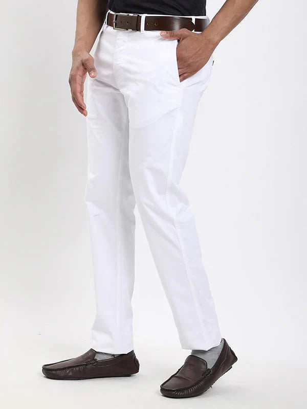 Men Brooklyn Fit Cotton Stretch Trouser