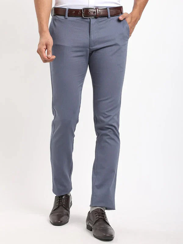 Men Brooklyn Fit Cotton Stretch Trouser
