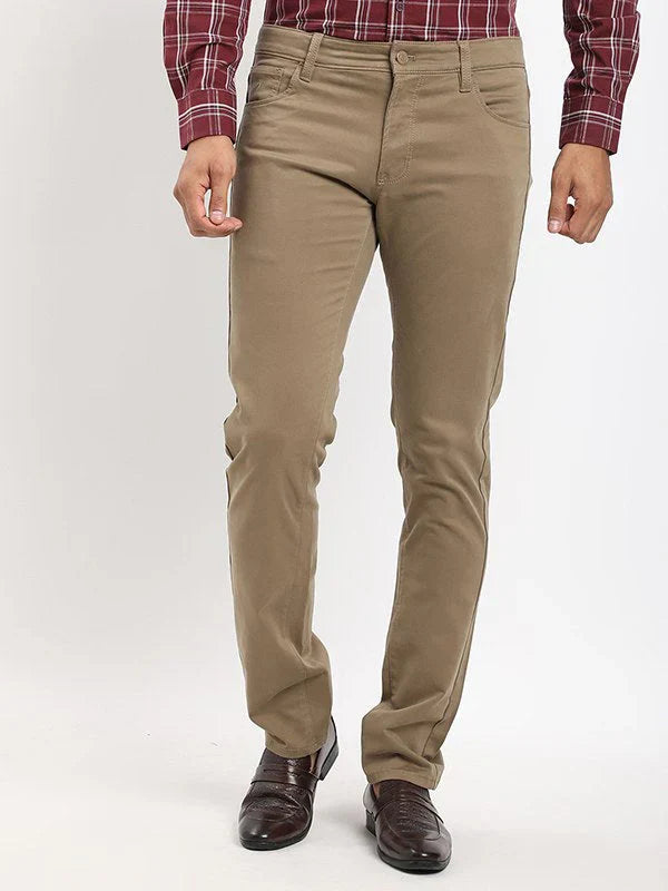 Men Brooklyn Fit Cotton Stretch Trouser