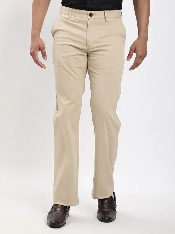 Men Kansas Fit Cotton Stretch Trouser