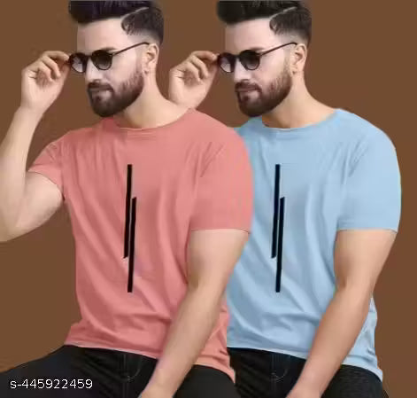 Moods A Nazzy Half Sleeves Dry Fit Gym T-Shirt for Men Pack Of 2