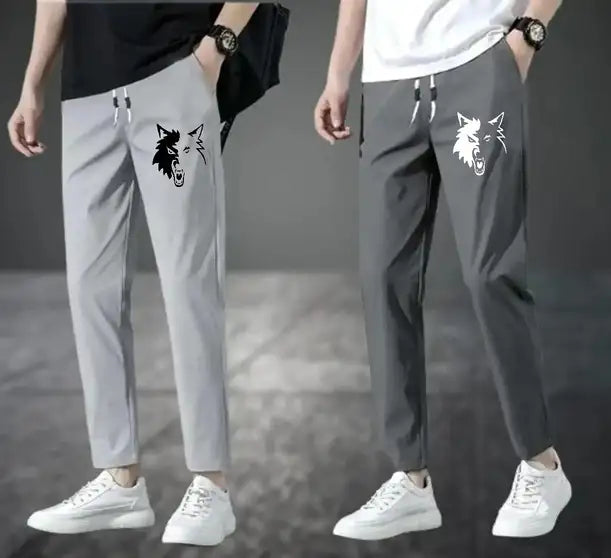 Printed Men Multicolor Track Pants