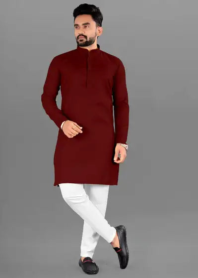 Men Kurta and Pyjama Set